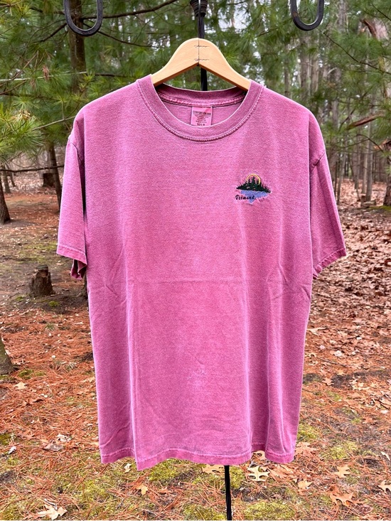 Comfort Colors Other - 90s Comfort Colors Vermont Tourist T-Shirt Red Distressed Faded Granola Girl
